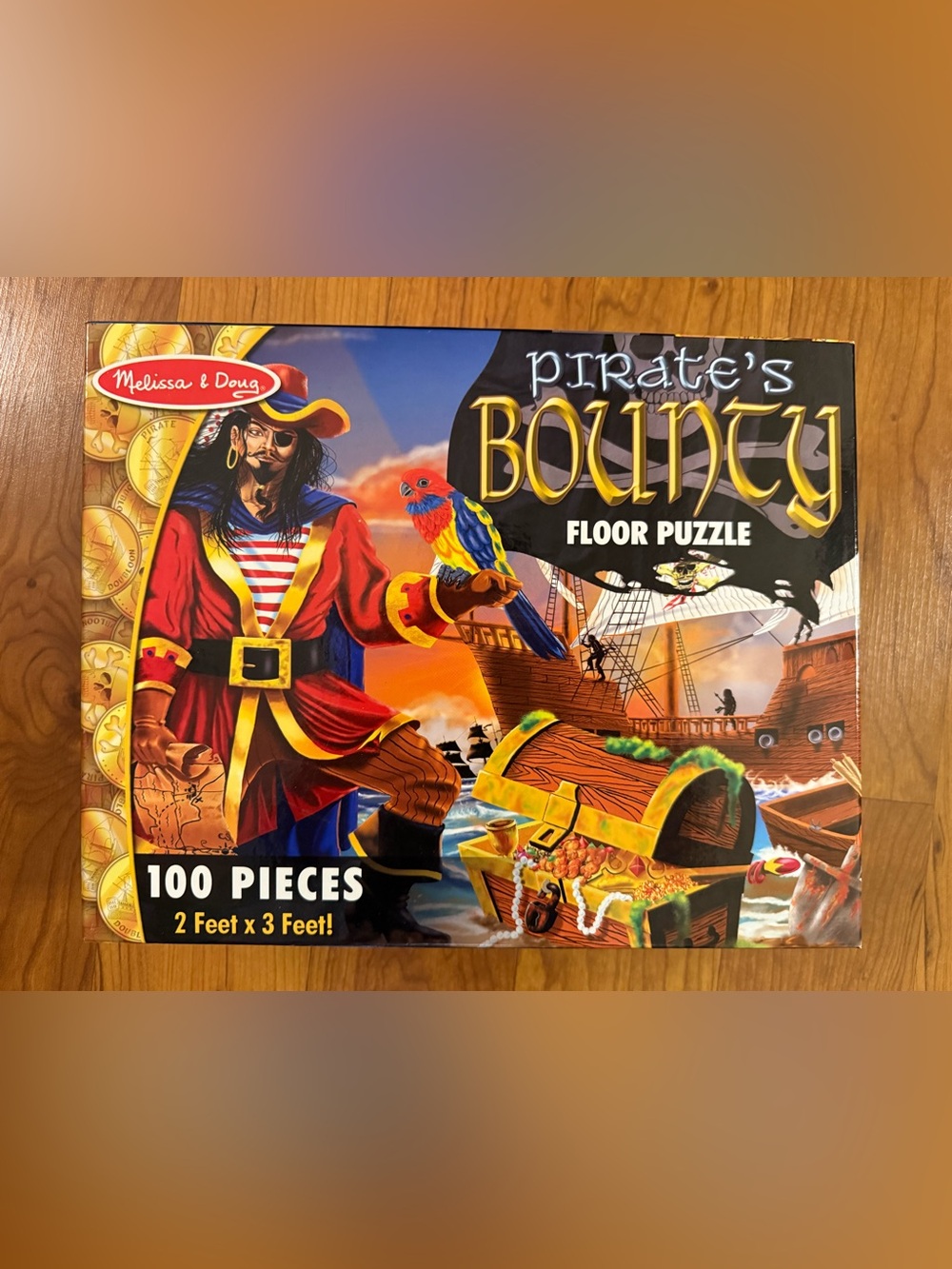 Melissa and Doug Pirate’s Bounty 100 Piece Puzzle, Like New